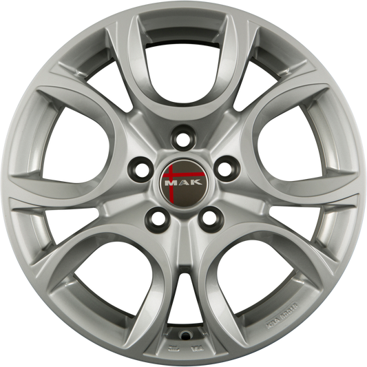 Mak Torino Silver Alufelge 7x17 Zoll ET35 LK 4x98 ML58.1
