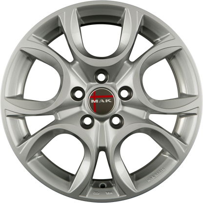 Mak Torino Silver Alufelge 7x17 Zoll ET35 LK 4x98 ML58.1
