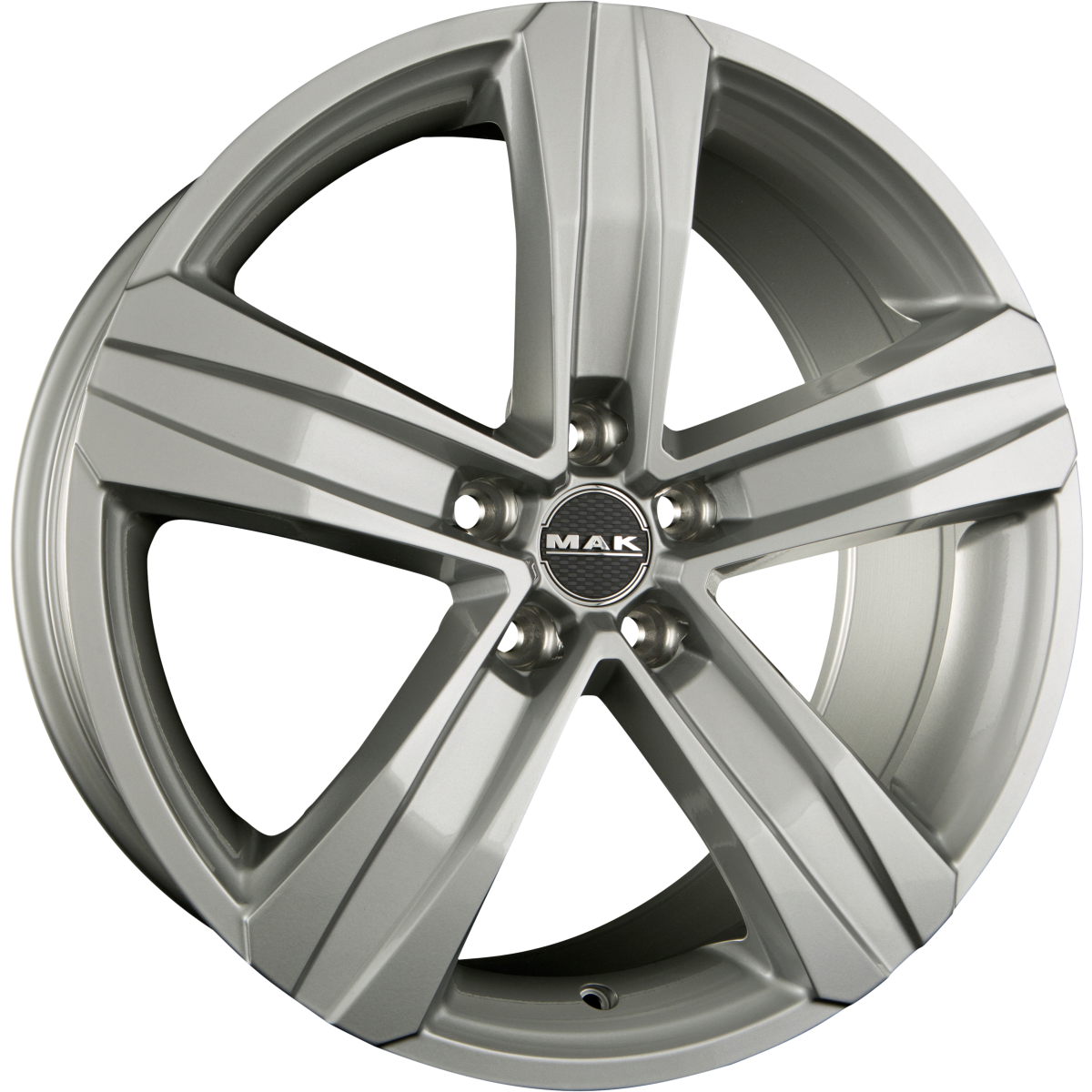 Mak Stone 5 Silver Alufelge 7.5x17 Zoll ET55 LK 5x112 ML66.6 – Bild 2