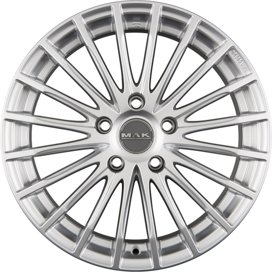 Mak Fatale Silver Alufelge 8x18 Zoll ET42 LK 5x112 ML76