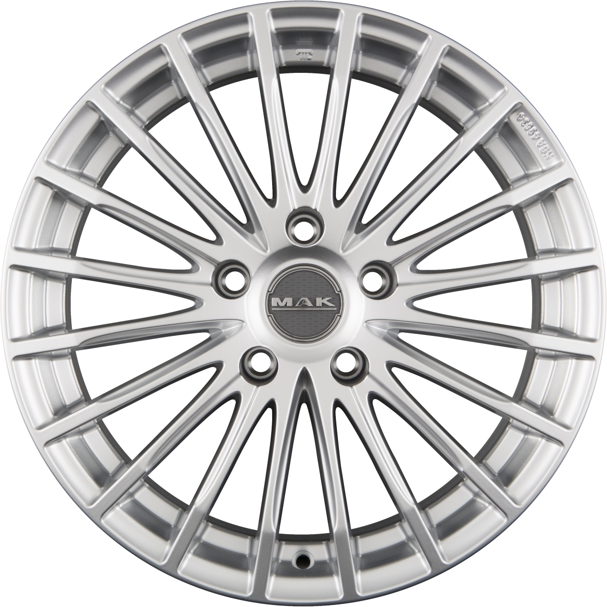 Mak Fatale Silver Alufelge 8x18 Zoll ET42 LK 5x112 ML76