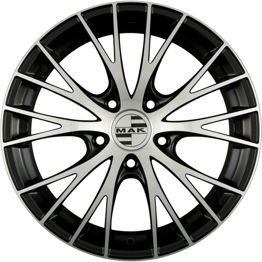 Mak Rennen Ice Black Alufelge 10x21 Zoll ET50 LK 5x130 ML71.6