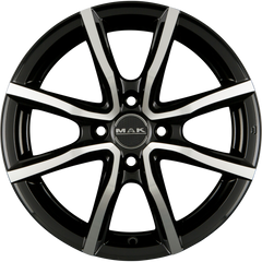 Mak Milano 4 Black Mirror Face Alufelge 6.5x16 Zoll ET30 LK 4x98 ML58.1