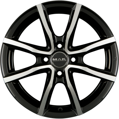 Mak Milano 4 Black Mirror Face Alufelge 6.5x16 Zoll ET30 LK 4x98 ML58.1