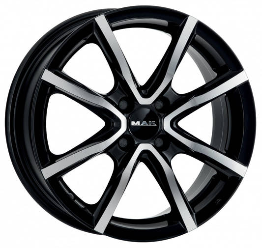 Mak Milano 4 Black Mirror Face Alufelge 6.5x16 Zoll ET30 LK 4x98 ML58.1