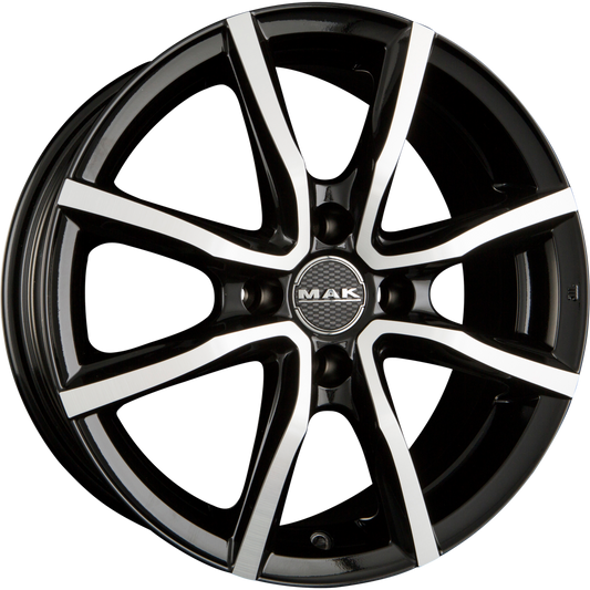 Mak Milano 4 Black Mirror Face Alufelge 6.5x16 Zoll ET30 LK 4x98 ML58.1 – Bild 2