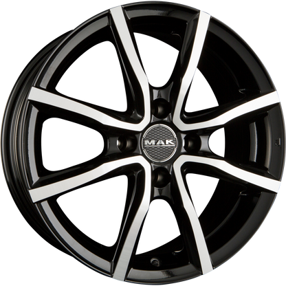 Mak Milano 4 Black Mirror Face Alufelge 6.5x16 Zoll ET30 LK 4x98 ML58.1 – Bild 2