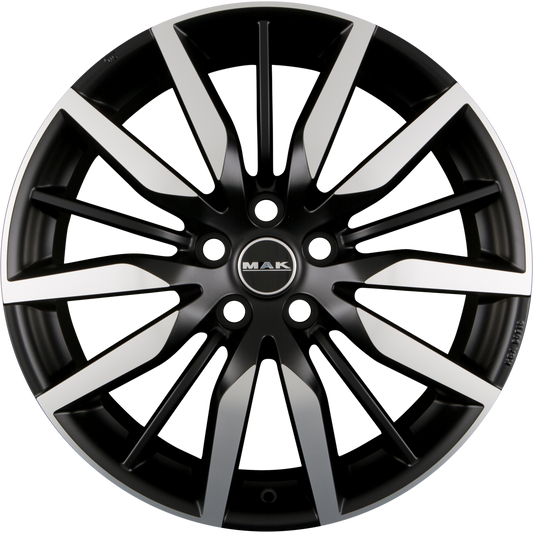 Mak Barbury Ice Black Alufelge 8.5x20 Zoll ET45 LK 5x108 ML63.4