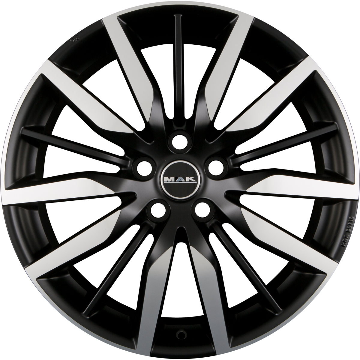 Mak Barbury Ice Black Alufelge 8.5x20 Zoll ET45 LK 5x108 ML63.4