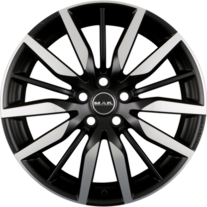 Mak Barbury Ice Black Alufelge 8.5x20 Zoll ET45 LK 5x108 ML63.4