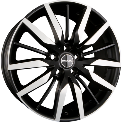 Mak Barbury Ice Black Alufelge 8.5x20 Zoll ET45 LK 5x108 ML63.4 – Bild 2
