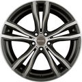 Mak X-Mode Gun Metal Mirror Face Alufelge 10x21 Zoll ET40 LK 5x120 ML74.1