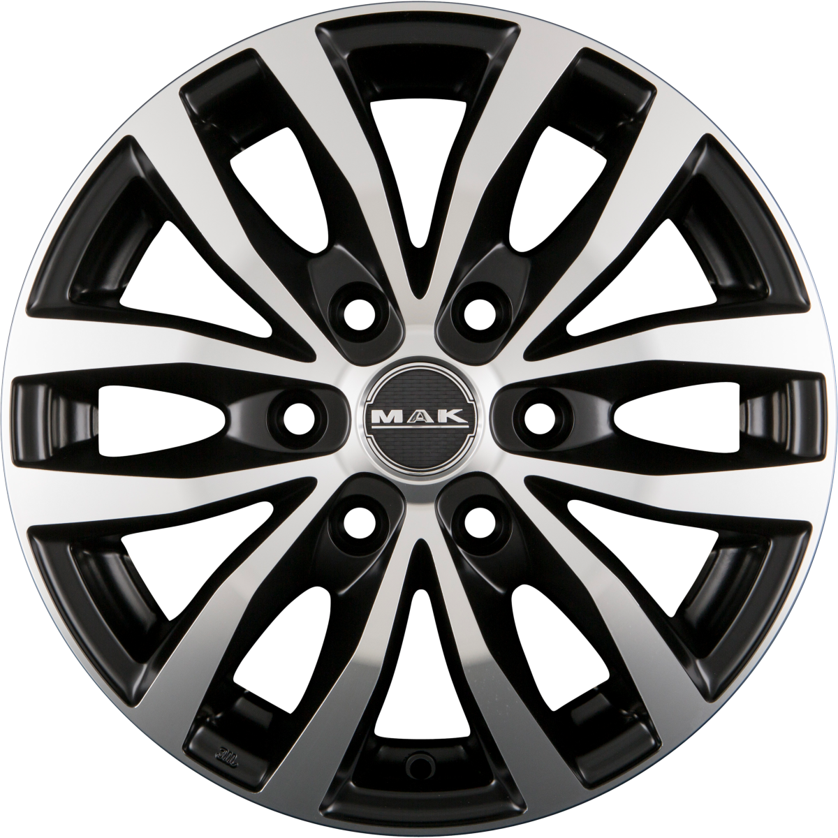 Mak Load 6 Ice Black Alufelge 6.5x16 Zoll ET20 LK 6x139.7 ML106.1