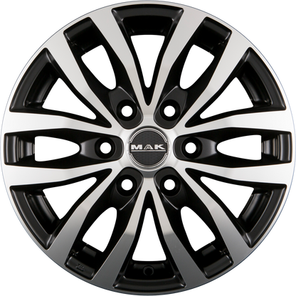 Mak Load 6 Ice Black Alufelge 6.5x16 Zoll ET20 LK 6x139.7 ML106.1