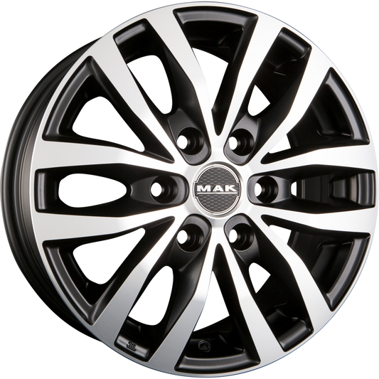 Mak Load 6 Ice Black Alufelge 6.5x16 Zoll ET20 LK 6x139.7 ML106.1 – Bild 2