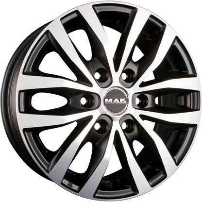 Mak Load 6 Ice Black Alufelge 6.5x16 Zoll ET20 LK 6x139.7 ML106.1 – Bild 2