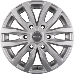 Mak Load 6 Silver Alufelge 6.5x16 Zoll ET62 LK 6x130 ML84.1