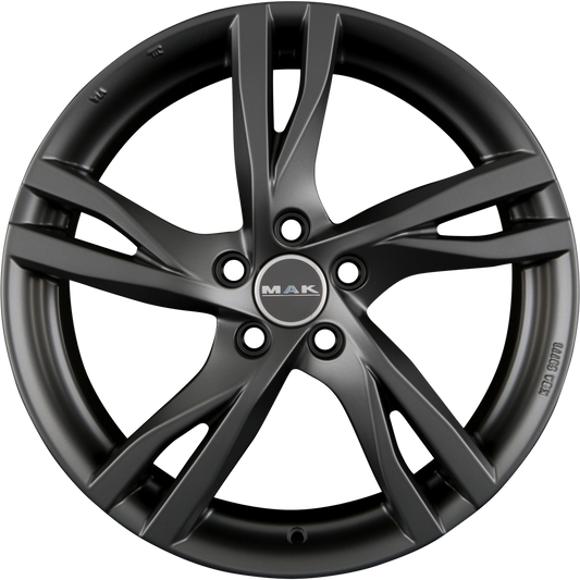 Mak Stockholm Matt Titan Alufelge 7x17 Zoll ET50 LK 5x108 ML63.4