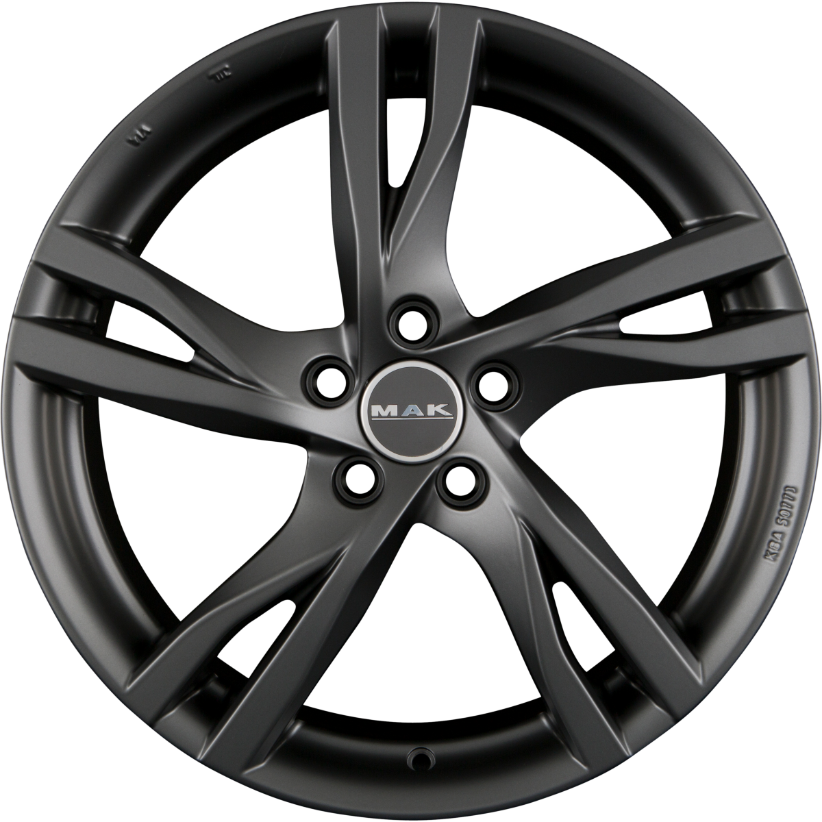 Mak Stockholm Matt Titan Alufelge 7x17 Zoll ET50 LK 5x108 ML63.4