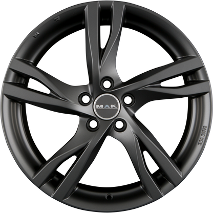 Mak Stockholm Matt Titan Alufelge 7x17 Zoll ET50 LK 5x108 ML63.4