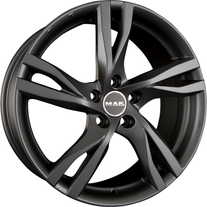 Mak Stockholm Matt Titan Alufelge 7x17 Zoll ET50 LK 5x108 ML63.4 – Bild 2
