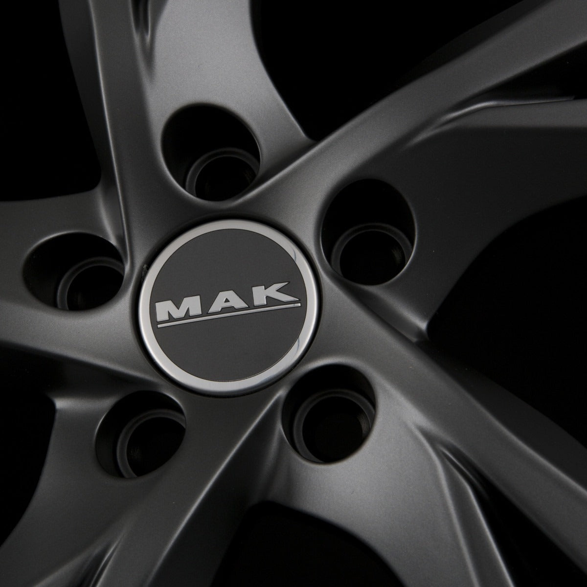 Mak Stockholm Matt Titan Alufelge 7x17 Zoll ET50 LK 5x108 ML63.4 – Bild 4