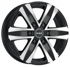Mak Stone 6 black mirror Alufelge 8x18 Zoll ET30 LK 6x114.3 ML66.1