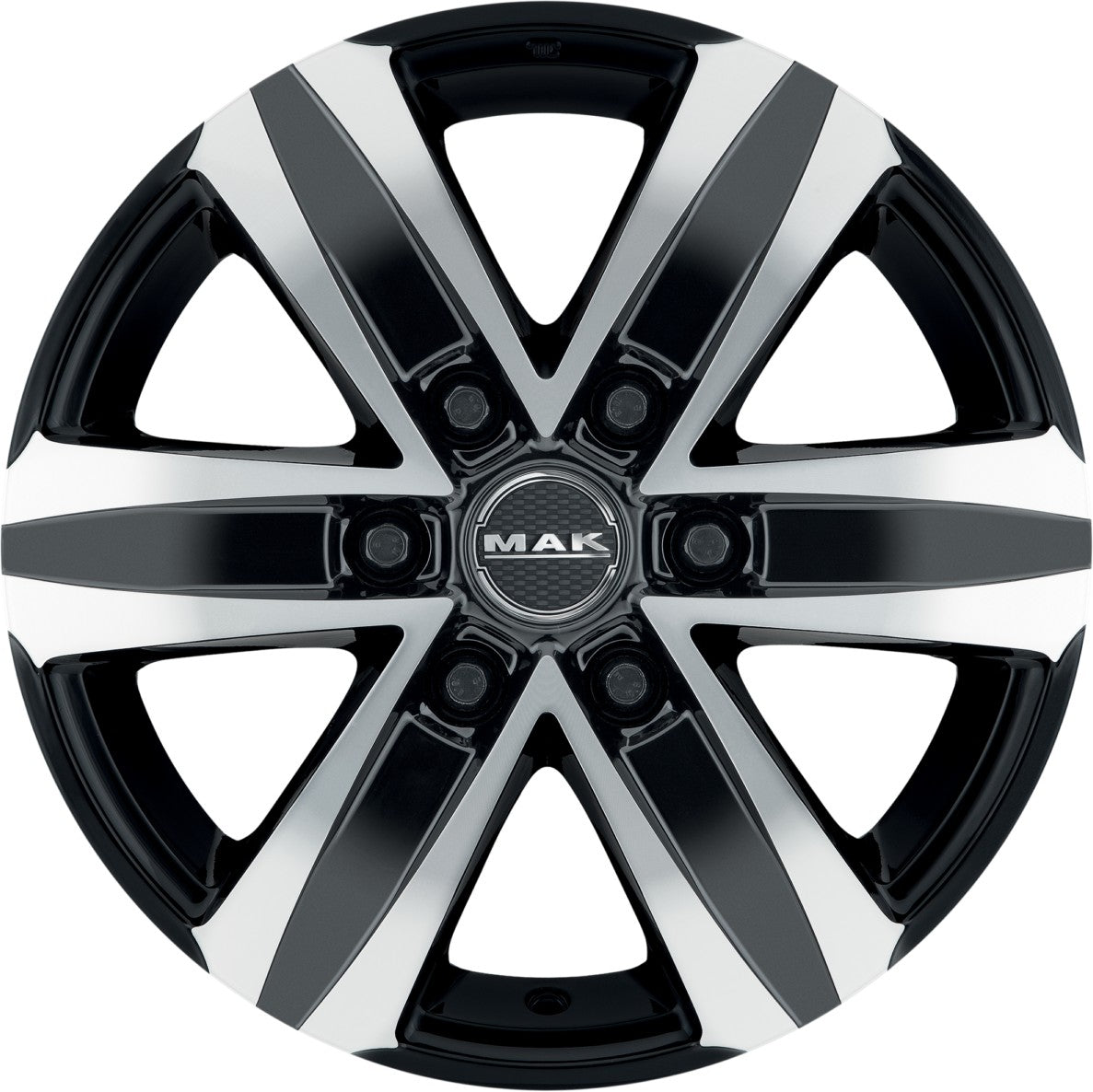 Mak Stone 6 black mirror Alufelge 8.5x20 Zoll ET20 LK 6x139.7 ML106.1 – Bild 2