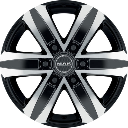 Mak Stone 6 black mirror Alufelge 8.5x20 Zoll ET20 LK 6x139.7 ML106.1 – Bild 2