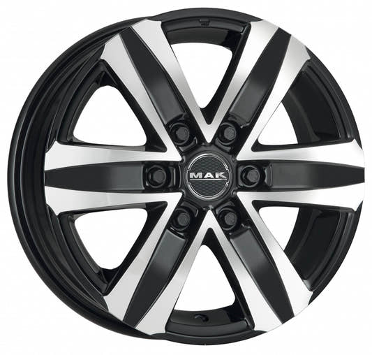 Mak Stone 6 black mirror Alufelge 8.5x20 Zoll ET60 LK 6x130 ML84.1