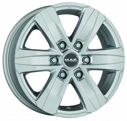 Mak Stone 6 silver Alufelge 8.5x20 Zoll ET20 LK 6x139.7 ML106.1