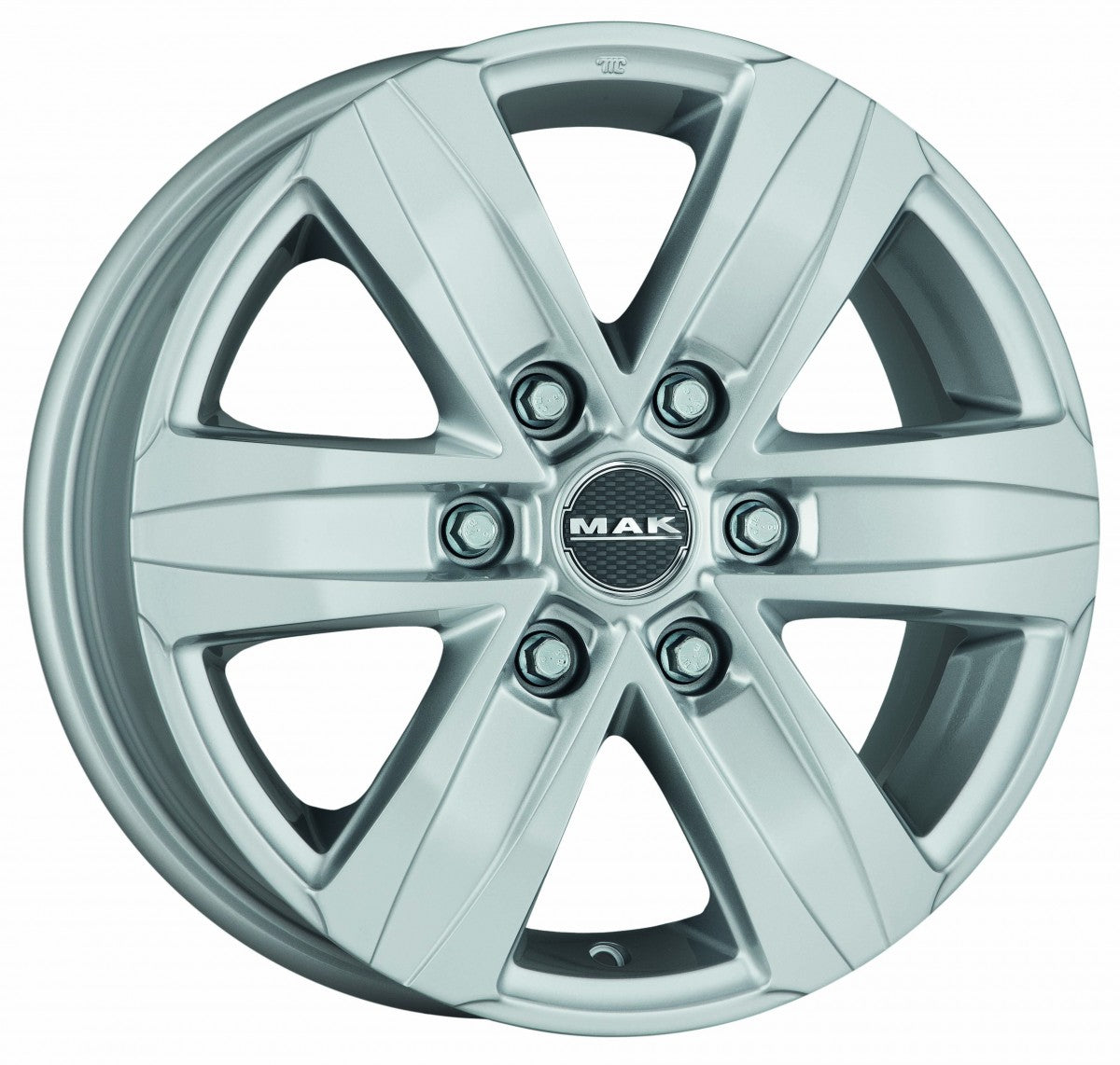 Mak Stone 6 silver Alufelge 8.5x20 Zoll ET50 LK 6x139.7 ML93.1