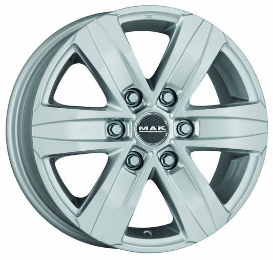 Mak Stone 6 silver Alufelge 8.5x20 Zoll ET60 LK 6x130 ML84.1