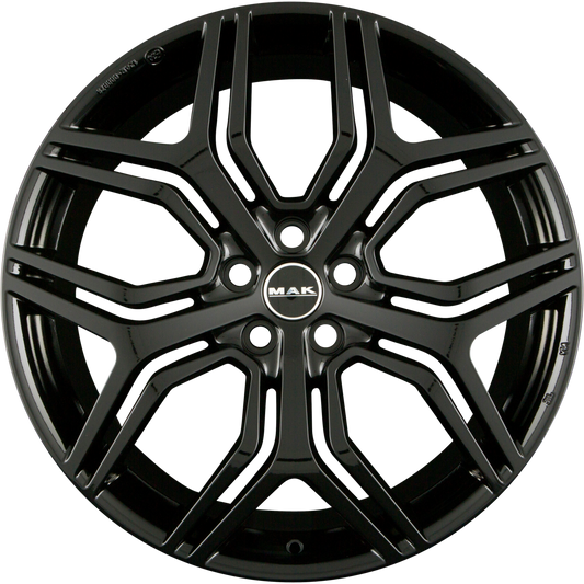 Mak Kingdom Gloss Black Alufelge 8.5x20 Zoll ET42 LK 5x108 ML63.4