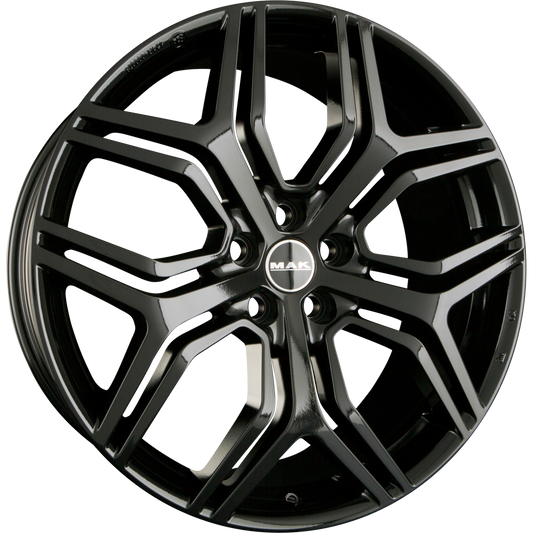 Mak Kingdom Gloss Black Alufelge 8.5x20 Zoll ET42 LK 5x108 ML63.4 – Bild 2