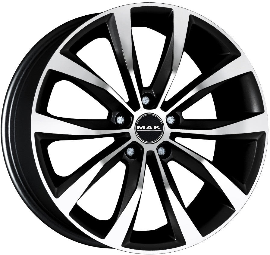 Mak Wolf black mirror Alufelge 7x17 Zoll ET40 LK 5x112 ML57.1