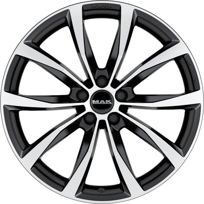 Mak Wolf black mirror Alufelge 7x17 Zoll ET40 LK 5x112 ML57.1 – Bild 2
