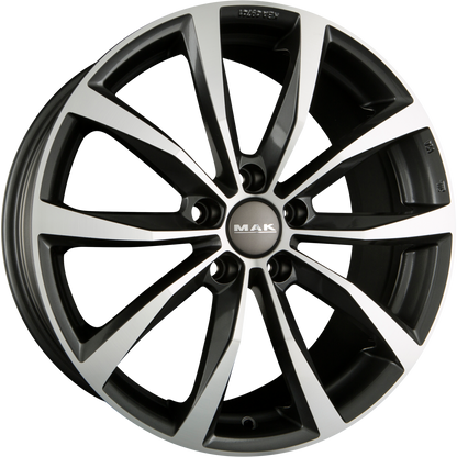 Mak Wolf Gun Metal Mirror Face Alufelge 7x19 Zoll ET43 LK 5x112 ML57.1 – Bild 2