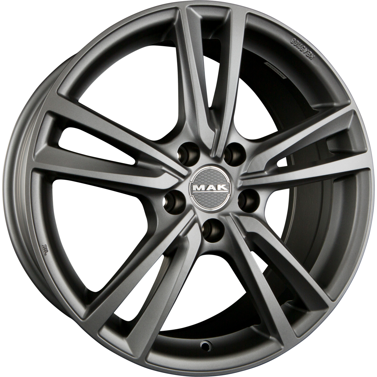 Mak Icona Matt Titan Alufelge 7x17 Zoll ET35 LK 4x98 ML58.1 – Bild 2