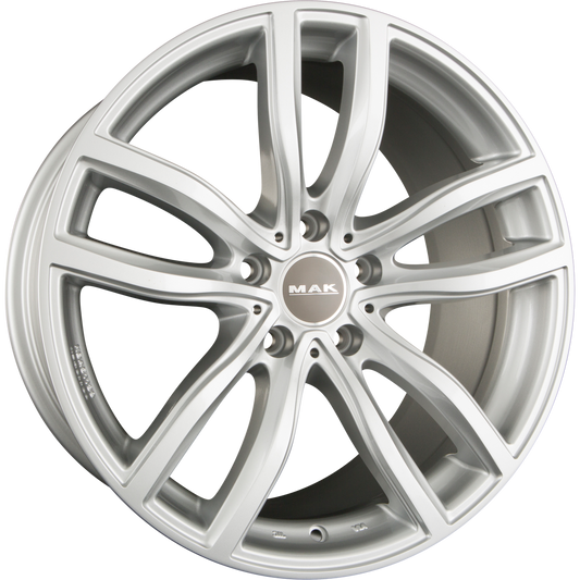 Mak Fahr Silver Alufelge 8x19 Zoll ET54 LK 5x112 ML66.6 – Bild 2