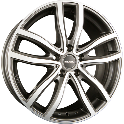 Mak Fahr Gun Metal Mirror Face Alufelge 8.5x19 Zoll ET25 LK 5x112 ML66.6 – Bild 2