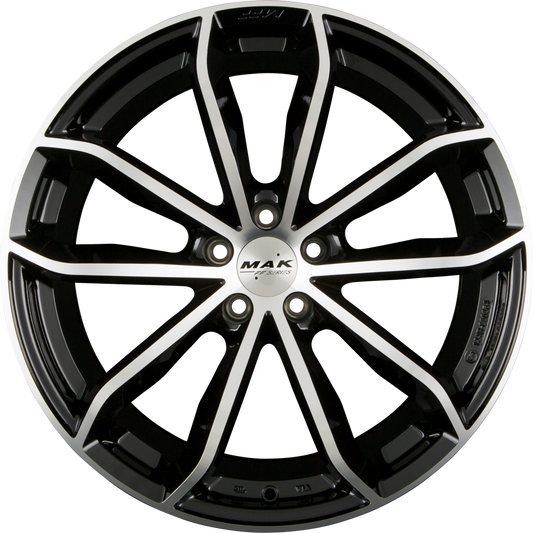 Mak 24H-FF Black Mirror Alufelge 9x19 Zoll ET21 LK 5x112 ML66.6