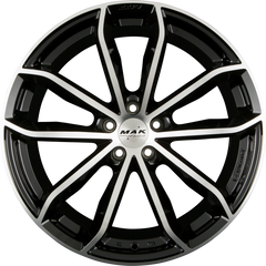 Mak 24H-FF Black Mirror Alufelge 9x19 Zoll ET21 LK 5x112 ML66.6