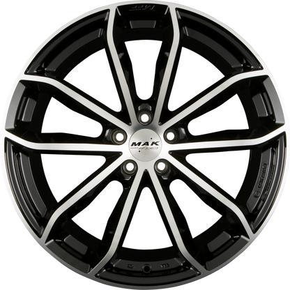 Mak 24H-FF Black Mirror Alufelge 9x19 Zoll ET21 LK 5x112 ML66.6
