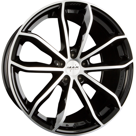 Mak 24H-FF Black Mirror Alufelge 9x19 Zoll ET21 LK 5x112 ML66.6 – Bild 2