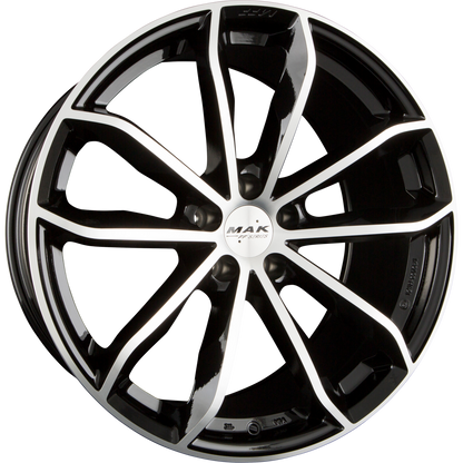 Mak 24H-FF Black Mirror Alufelge 9x19 Zoll ET21 LK 5x112 ML66.6 – Bild 2