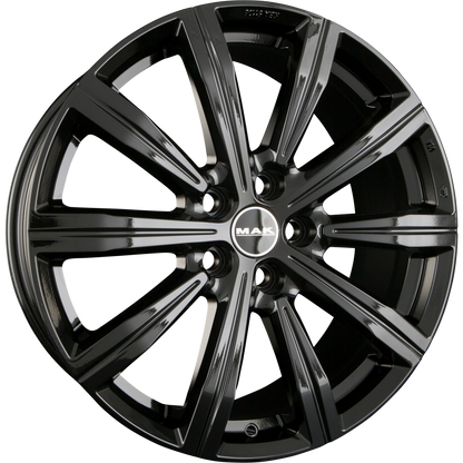 Mak Birmingham gloss black Alufelge 9.5x22 Zoll ET31 LK 5x112 ML66.45 – Bild 4