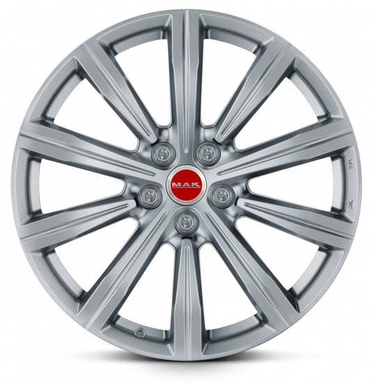 Mak Birmingham silver Alufelge 9.5x22 Zoll ET31 LK 5x112 ML66.45 – Bild 2