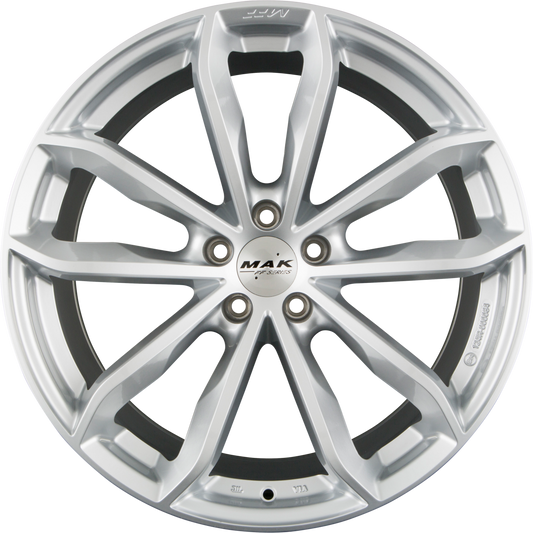 Mak 24H-FF Silver Alufelge 10x20 Zoll ET19 LK 5x112 ML66.6