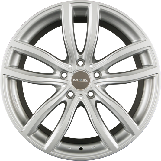 Mak Fahr Silver Alufelge 9.5x19 Zoll ET44 LK 5x112 ML66.6